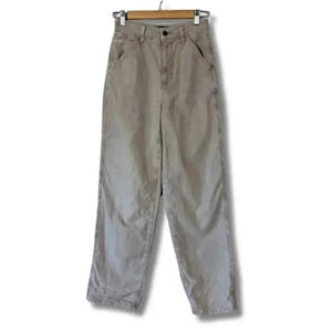 Asos Design High Rise Baggy Pants Tan Brown Women's Size 2